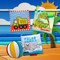 Ada Detox 3 Kitap Tox İngilizce İş Makinaları , Safari Ve Kutup Hayvanları 