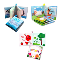 3 Kitap Tox İngilizce Renkler , Kutup ve Çiftlik Hayvanları Kumaş