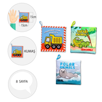 Ada Detox 3 Kitap Tox İngilizce İş Makinaları , Safari Ve Kutup Hayvanları 