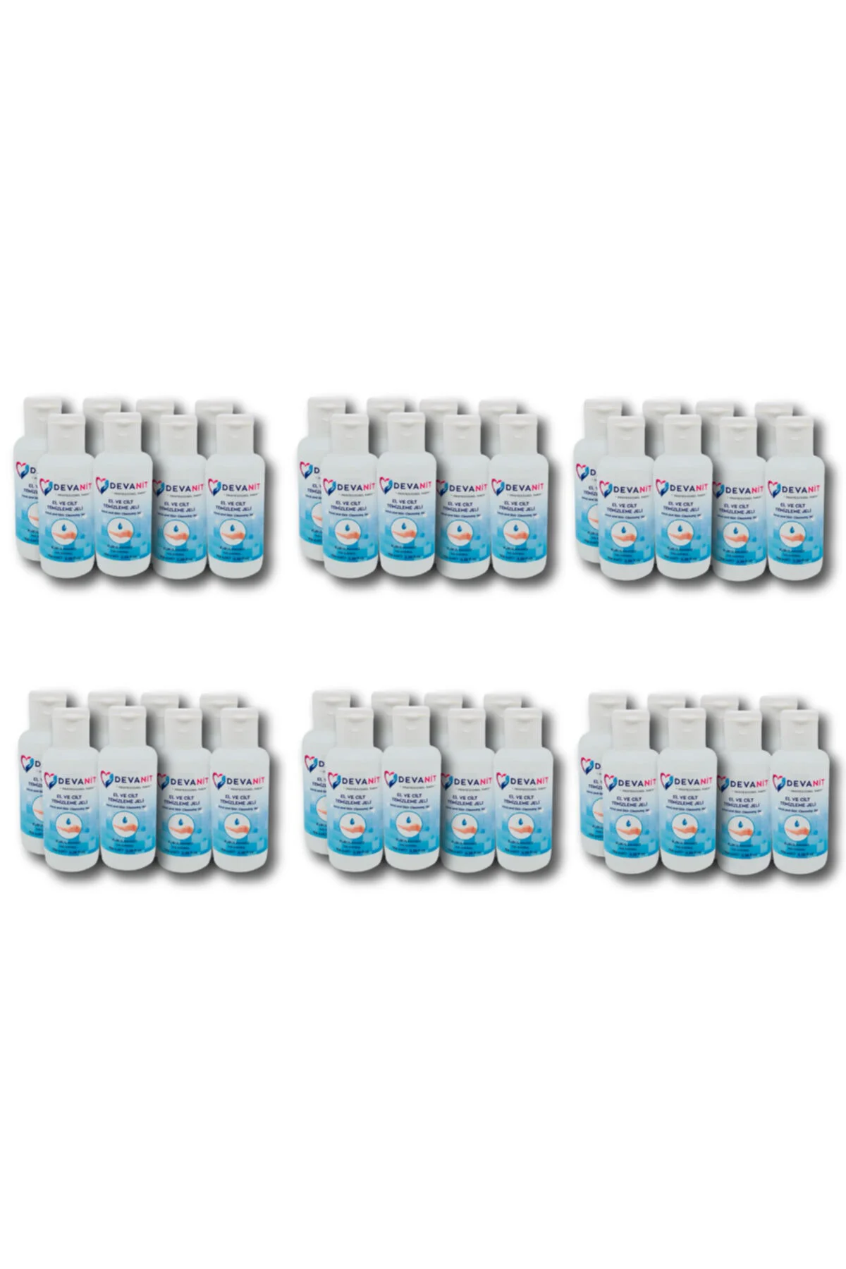 3 Koli(144 Adet) 100 ml, Devanit Dezenfektan-el Temizleme Jeli