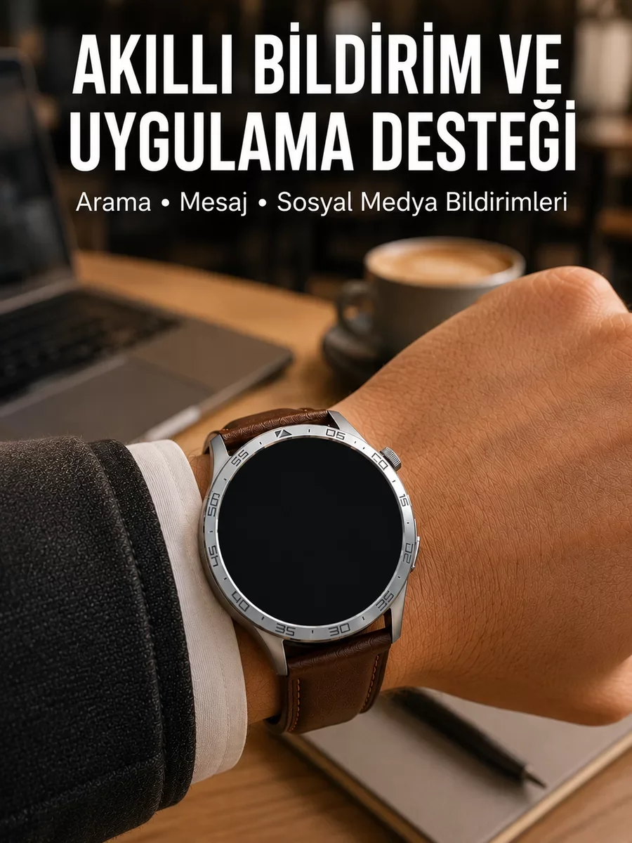 3 Kordonlu Bluetooth Görüşme Özellikli Akıllı Saat Seti - Modern ve Pratik Çözüm