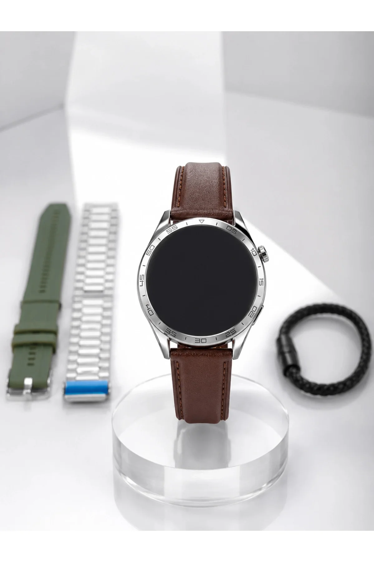 3 Kordonlu Bluetooth Görüşme Özellikli Akıllı Saat Seti - Görsel 5