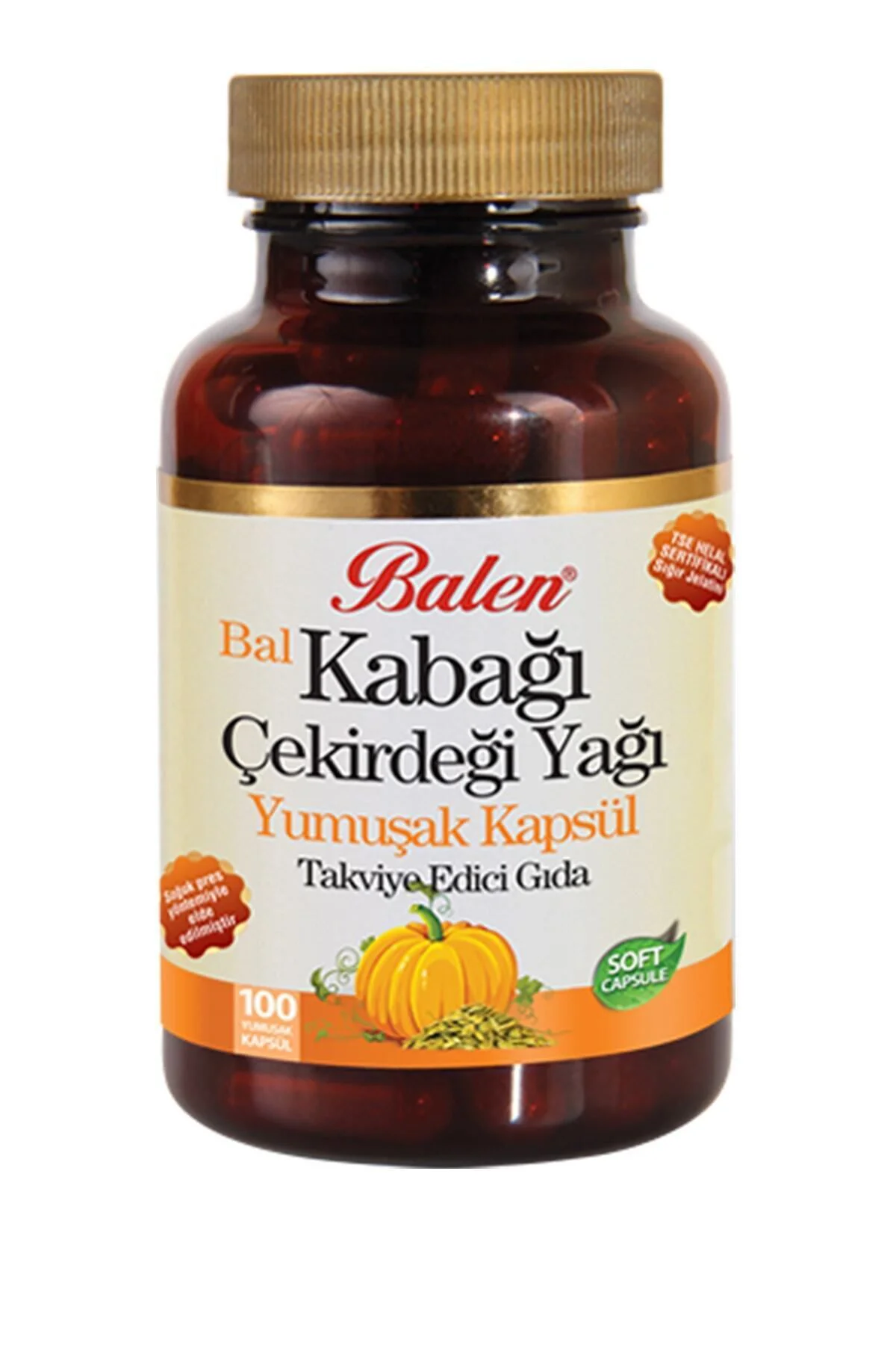 3 Kutu Bal Kabağı Çekirdeği Yağı 100 Kapsül X 1380 mg