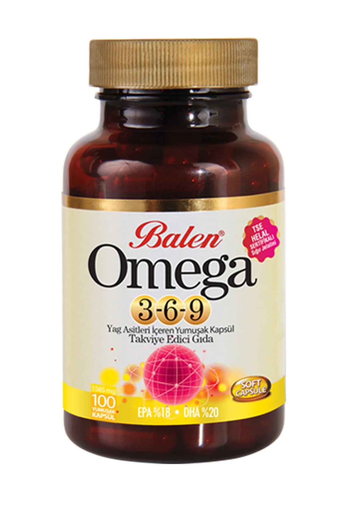 3 Kutu Omega 3 6 9 Kapsül 1585 Mg X 100 Yumuşak Kapsül Balık Yağı Fiyatı, Yorumları ve Özellikleri