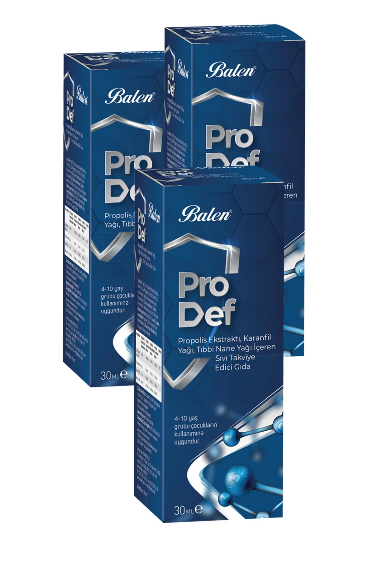 3 Kutu Prodef 30 Ml. Pro Def Propolis Ekstraktlı Sprey Propolis Sprey