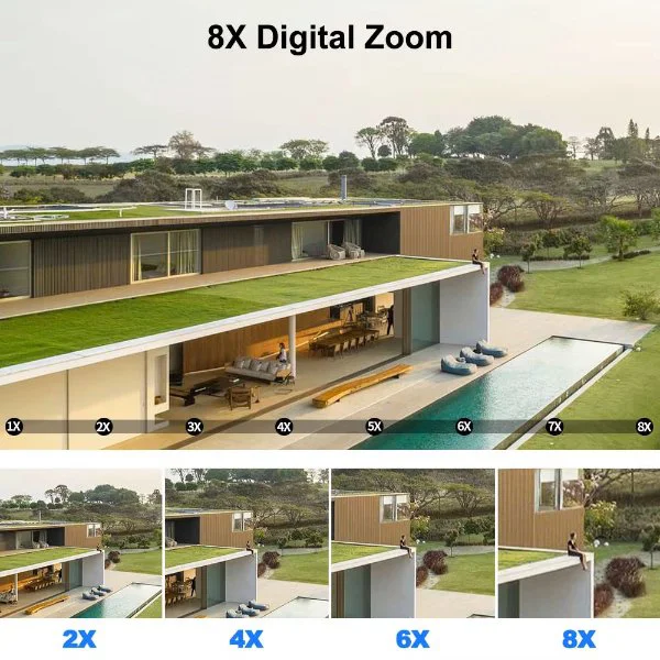 3 Lens Wi-Fi Bağlantılı Güvenlik Kamerası