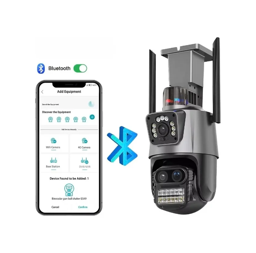 3 Lens Wi-fi Güvenlik Kamerası