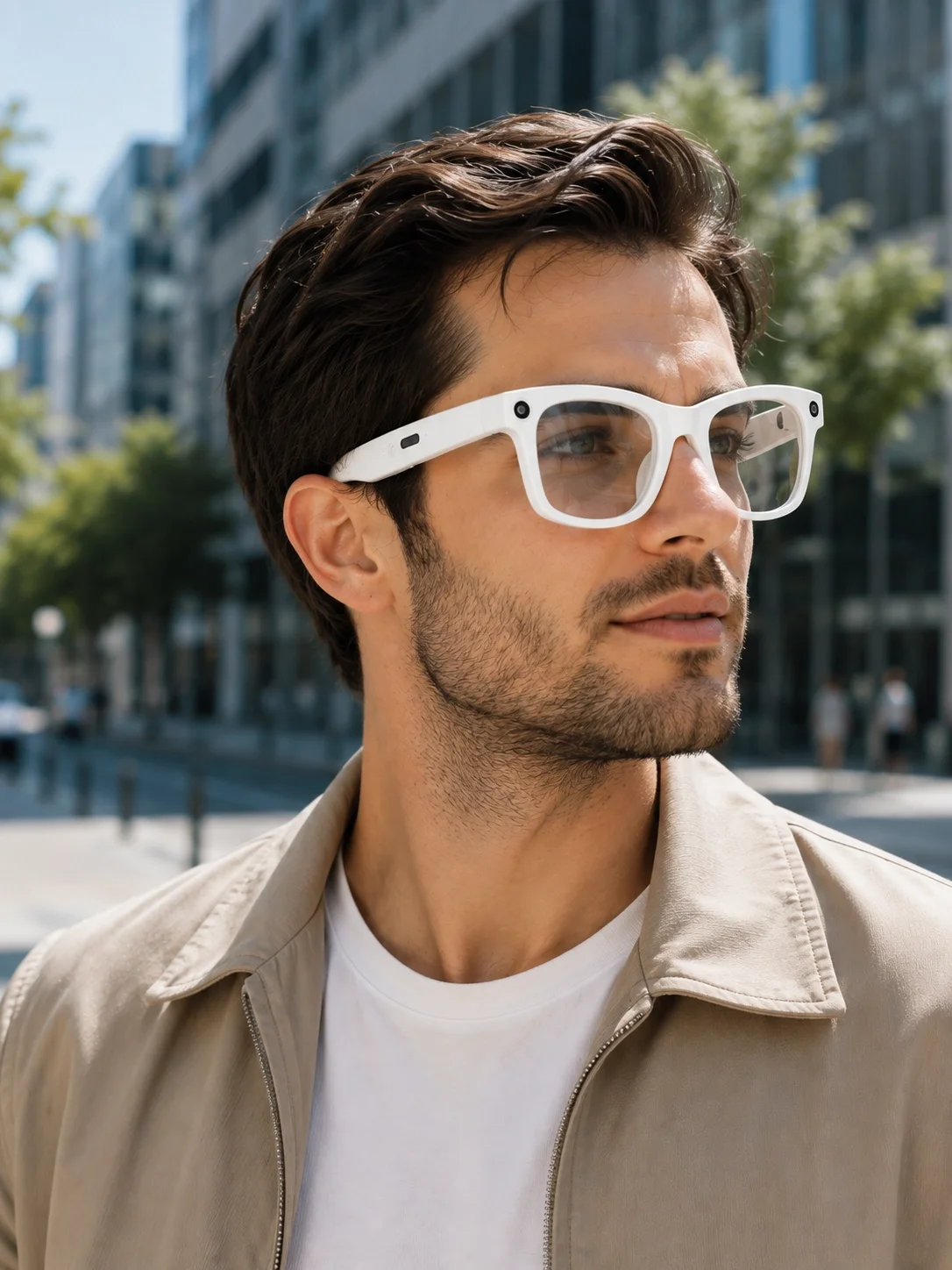 3 Lensli Kameralı Akıllı Gözlük AI Sesli Asistan Çeviri Bluetooth Görüşme Müzik Fotoğraf Video Kayıt Özellikli 3 Lensli Kameralı Akıllı Gözlük AI Sesli Asistan Çeviri Bluetooth Görüşme Müzik Fotoğraf Video Kayıt Özellikli