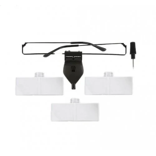 3 Lensli LED'li Büyüteç Gözlük | 1.5x 2.5x 3.5x Yakınlaştırma Fiyatı, Yorumları ve Özellikleri