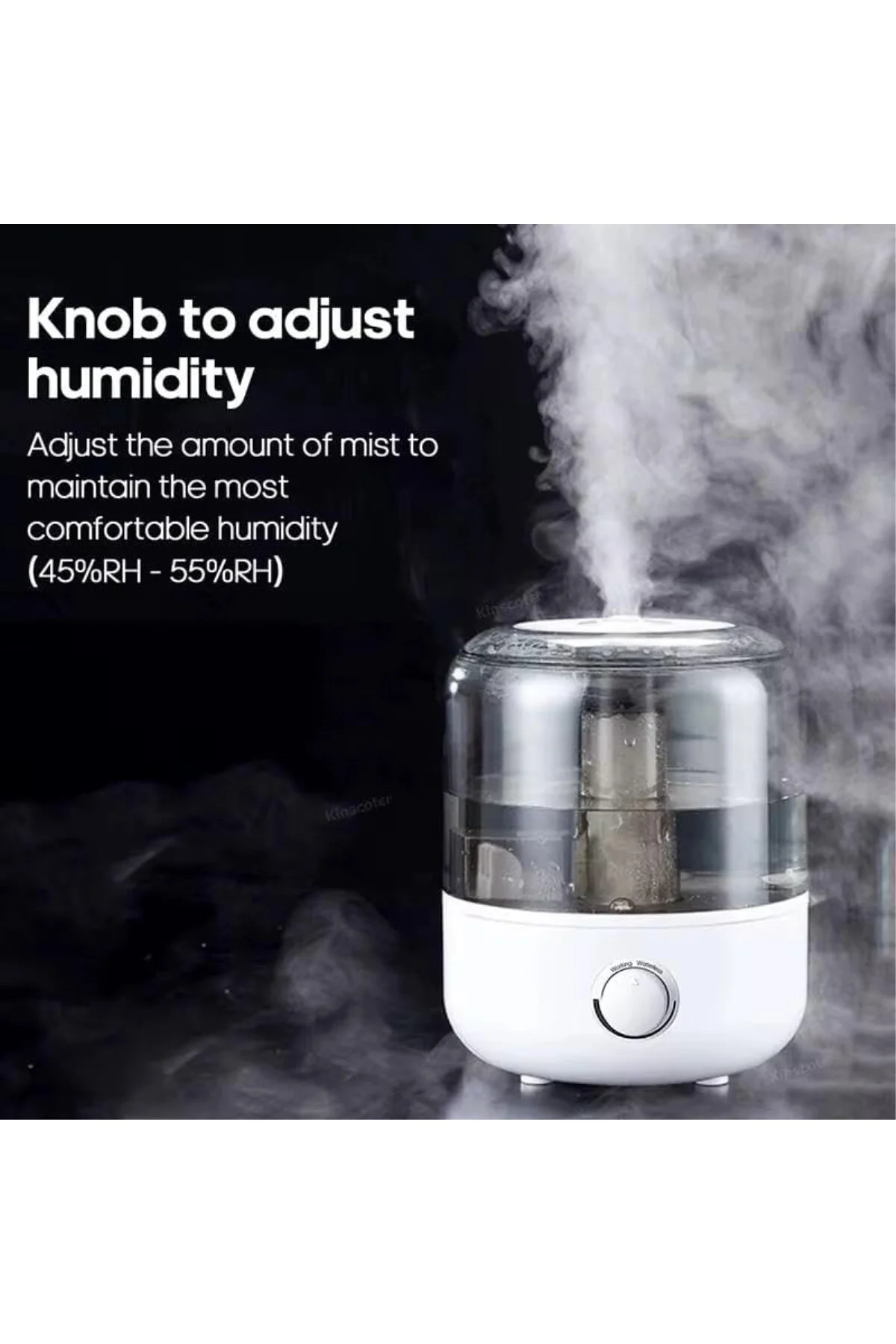 3 Litre Hava Nemlendirici Ultrasonik Buhar Makinesi Humudifier/Aromaterapi Cihazı Diffüzör