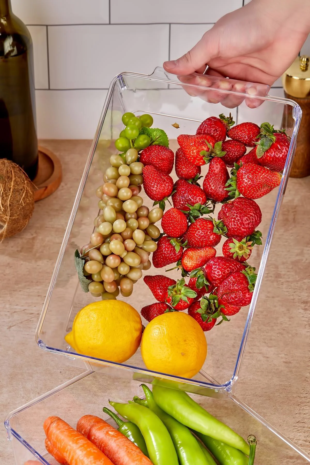 3 Lü Buzdolabı Organizeri & Buzdolabı Düzenleyici 3 lt