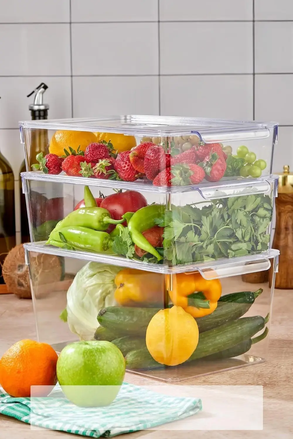 3 Lü Buzdolabı Organizeri MIX Set (3 lt + 4,5 lt + 6 lt)