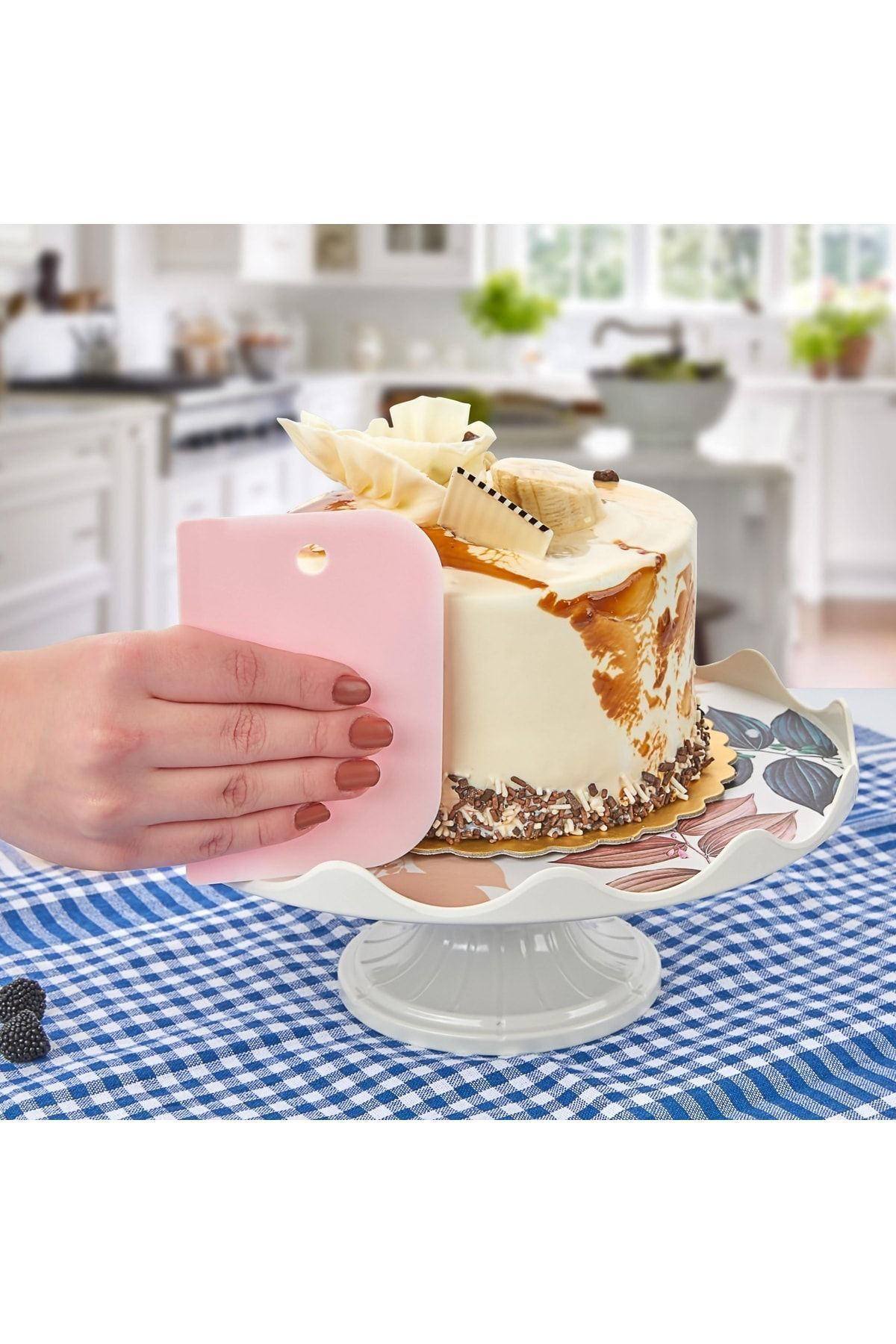 Ferah Plastik 3 Lü Hamur Set ( Kesici Kaziyici Dekoratör ) - 3 Lü Hamur Pasta K