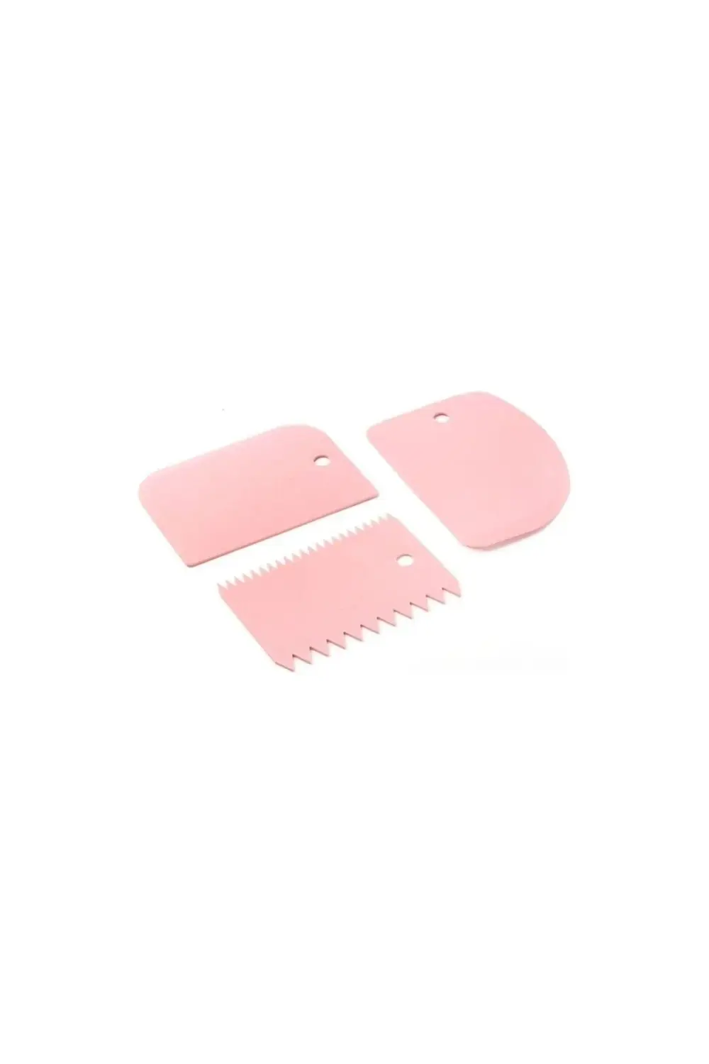 3 Lü Hamur Set ( Kesici Kazıyıcı Dekoratör ) - 3 Lü Hamur Pasta K