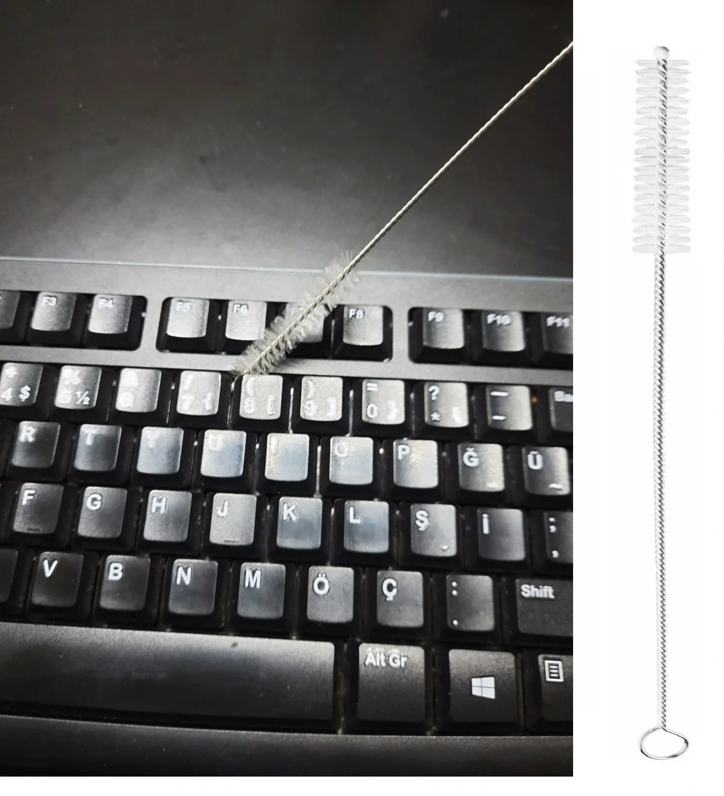3 Lü Pratik Fırça Esnek Bükülebilir Klavye Mouse Arası Temizlik 3 Lü Pratik Fırça Esnek Bükülebilir Klavye Mouse Arası Temizlik