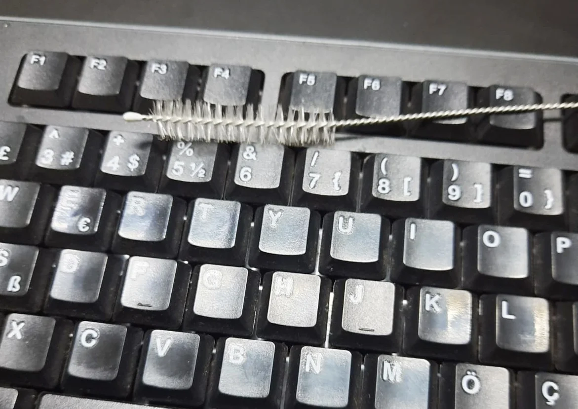 3 Lü Pratik Fırça  Esnek Bükülebilir Klye Mouse Arası Temizlik Fırçası