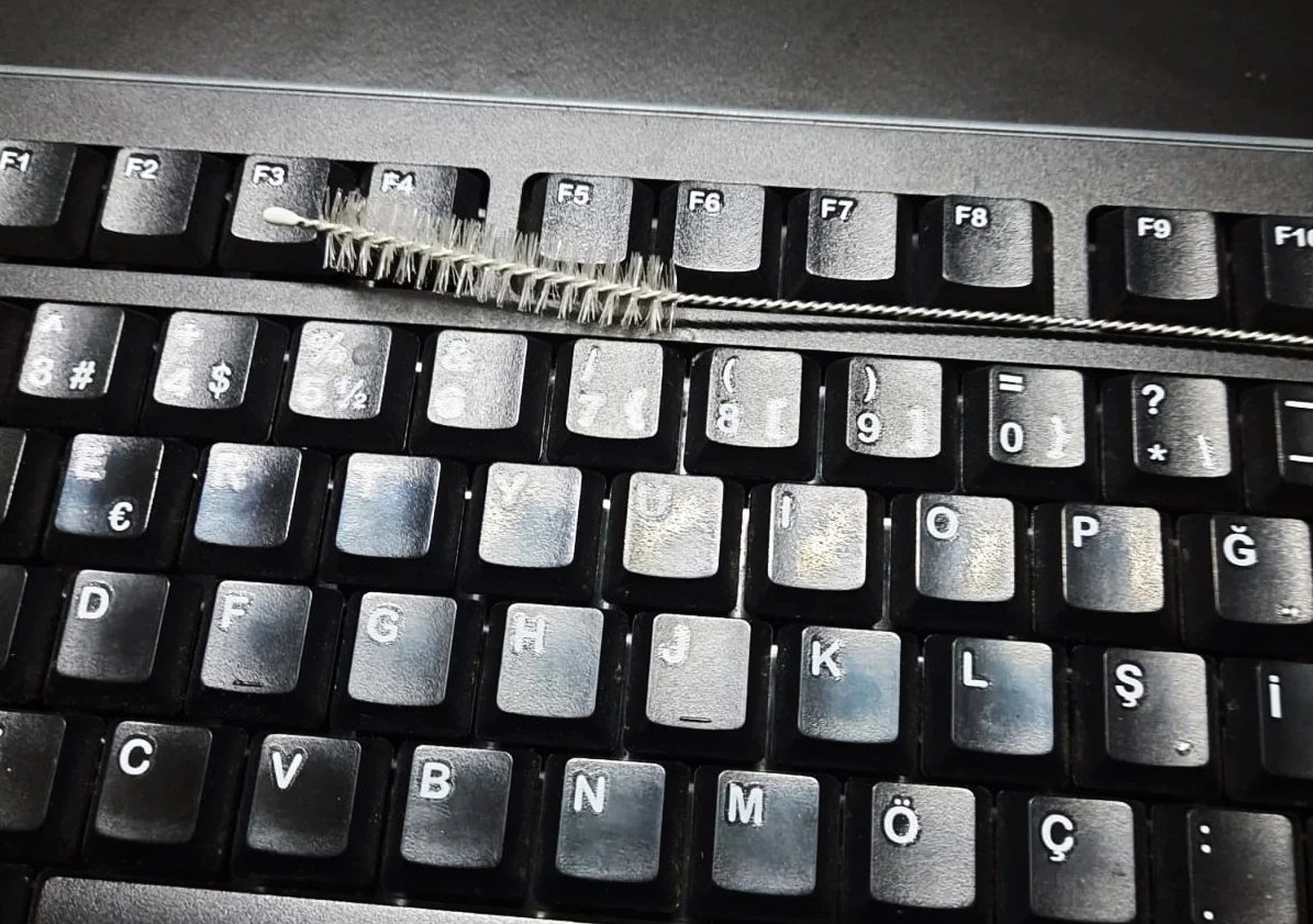 3 Lü Pratik Fırça  Esnek Bükülebilir Klye Mouse Arası Temizlik Fırçası