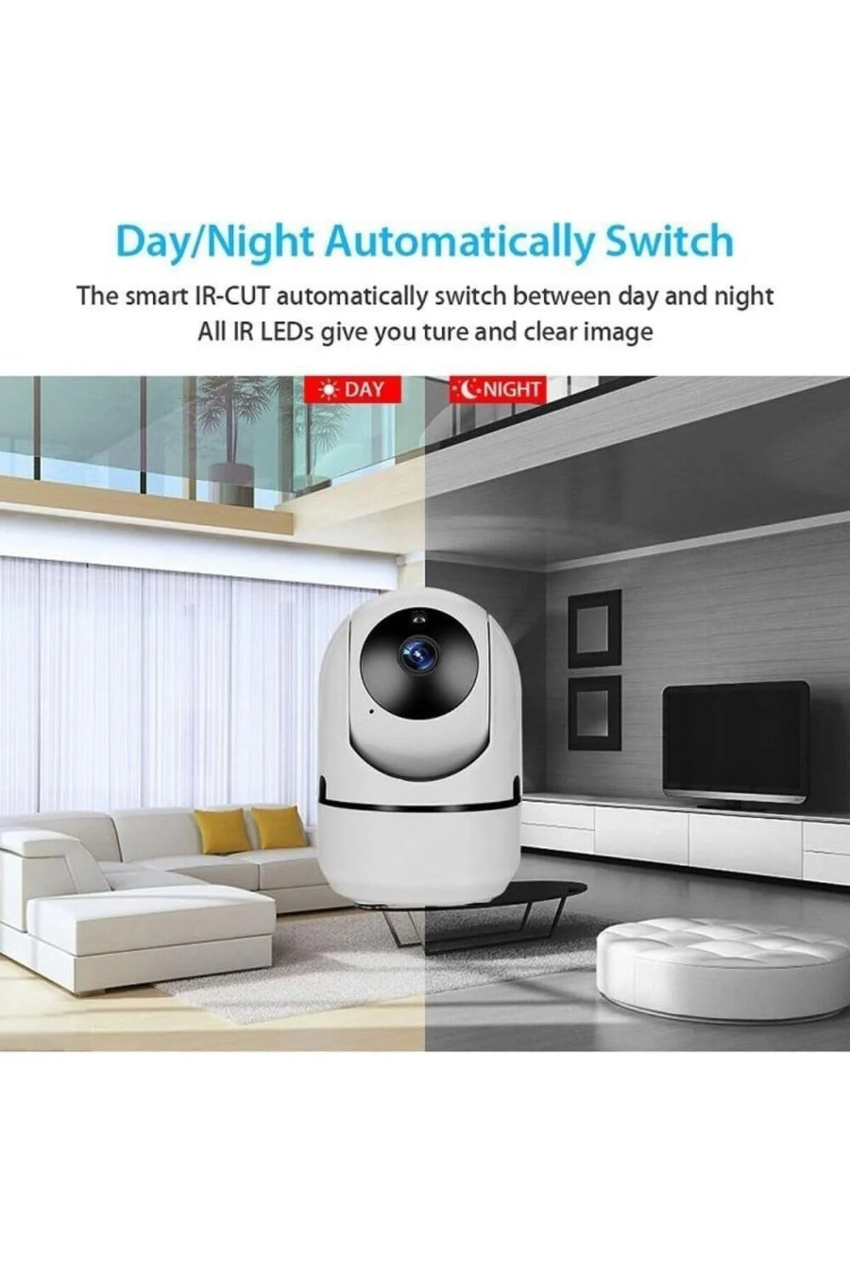 3 Lü Set Ev Güvenlik Wifi Akıllı KameraBebek Telsiz Hareket Algılama İle İzleme
