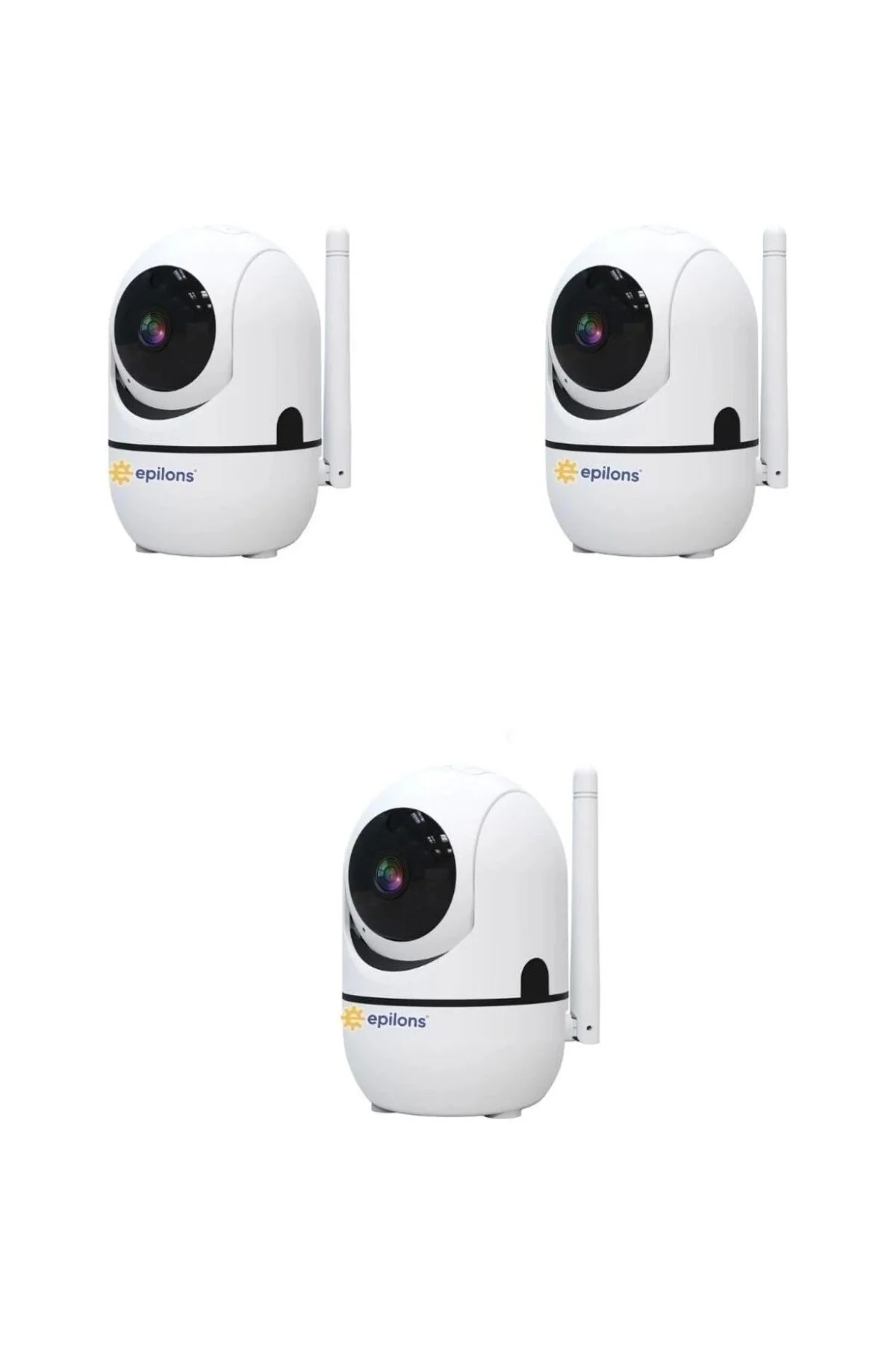 3 Lü Set Ev Güvenlik Wifi Akıllı KameraBebek Telsiz Hareket Algılama İle İzleme