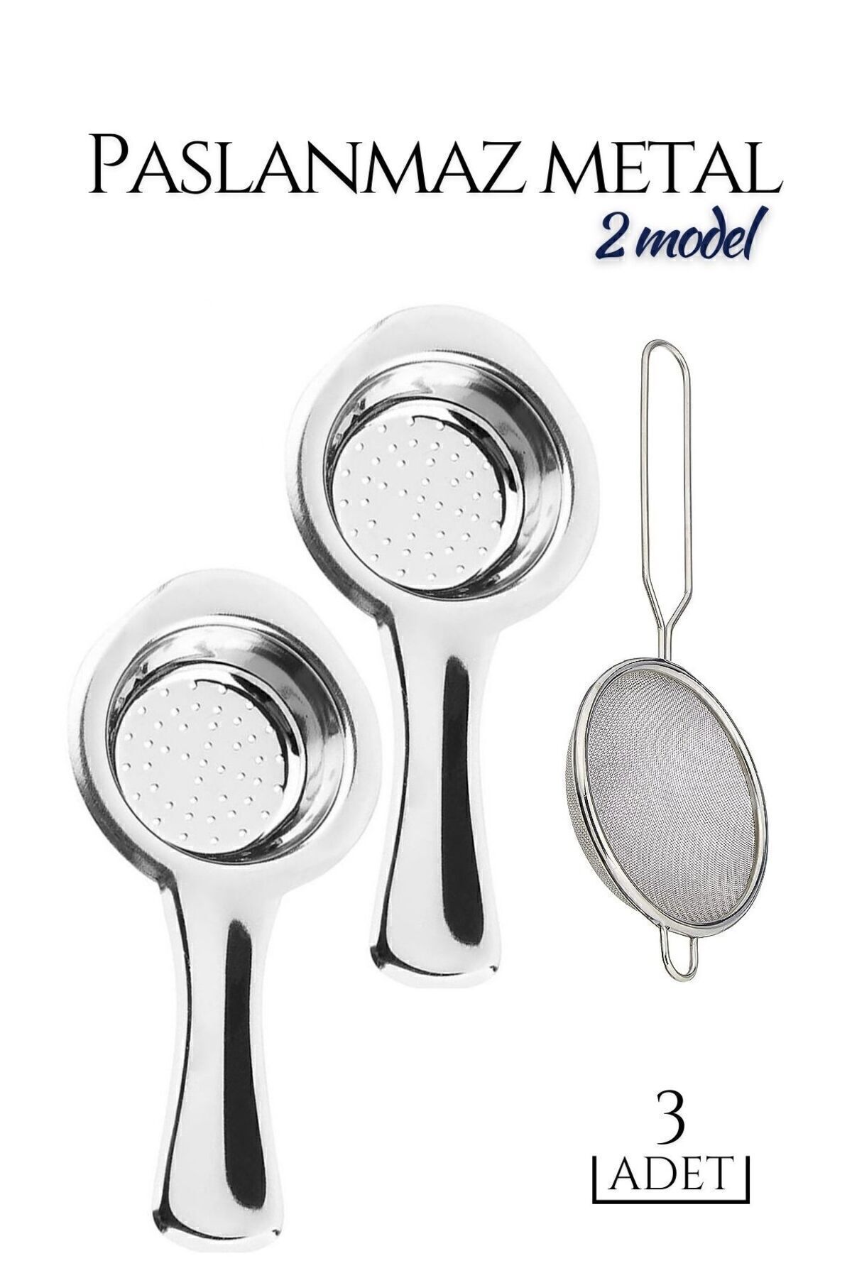Transformacion 3 Lü Set Metal Çay Süzgeci Cabrera Design