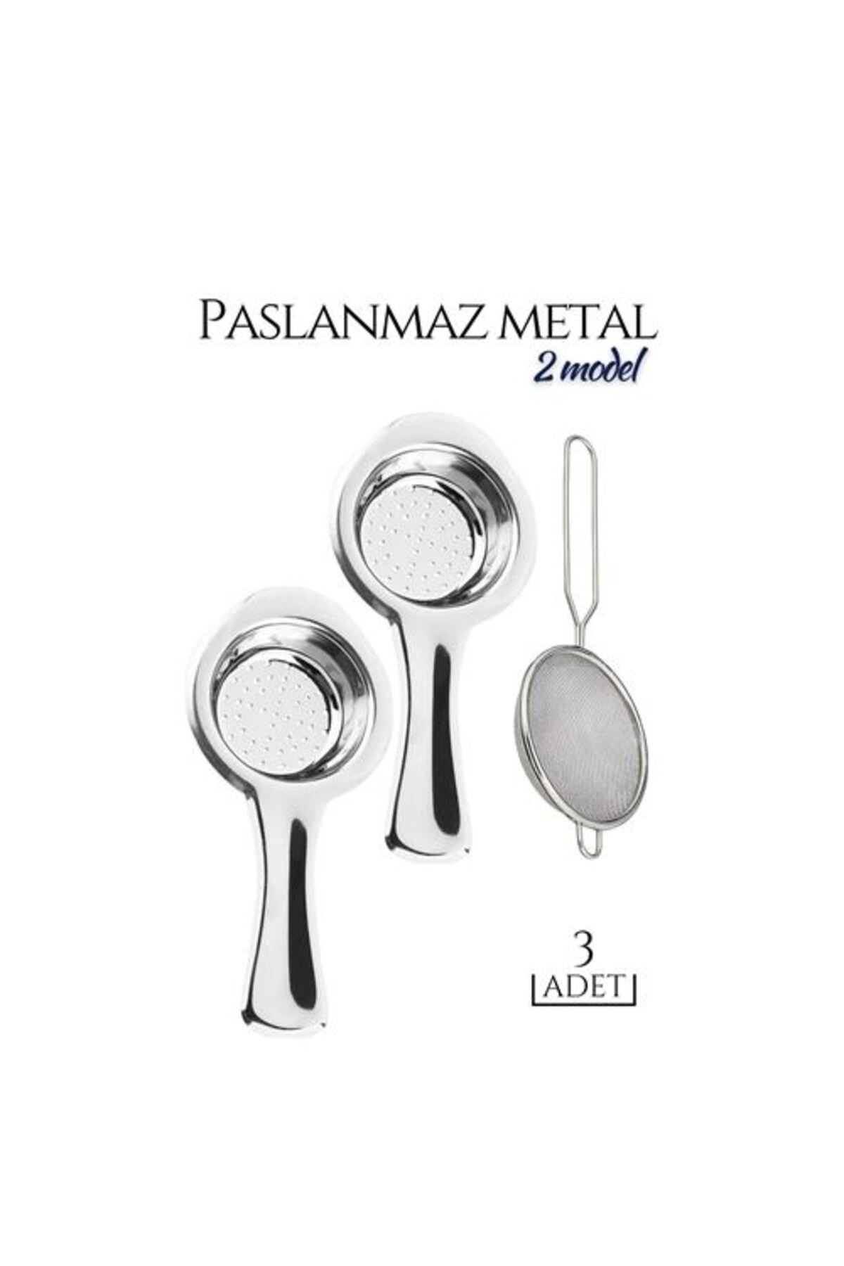 Takaz Global 3 Lü Set Metal Çay Süzgeci Cabrera Design 718934