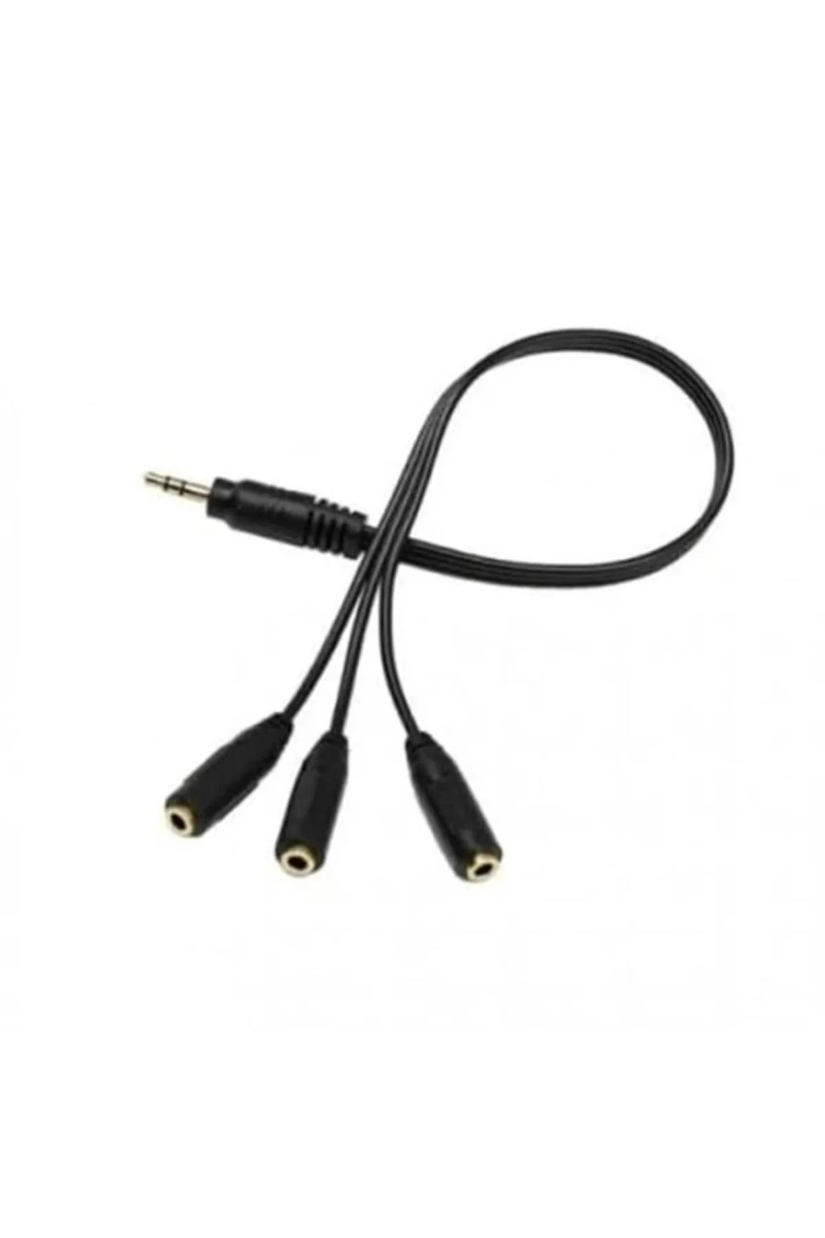 3 Lü Stereo Çoklayıcı 3 x 3.5 mm Aux SES SİSTEMİ KABLOSU