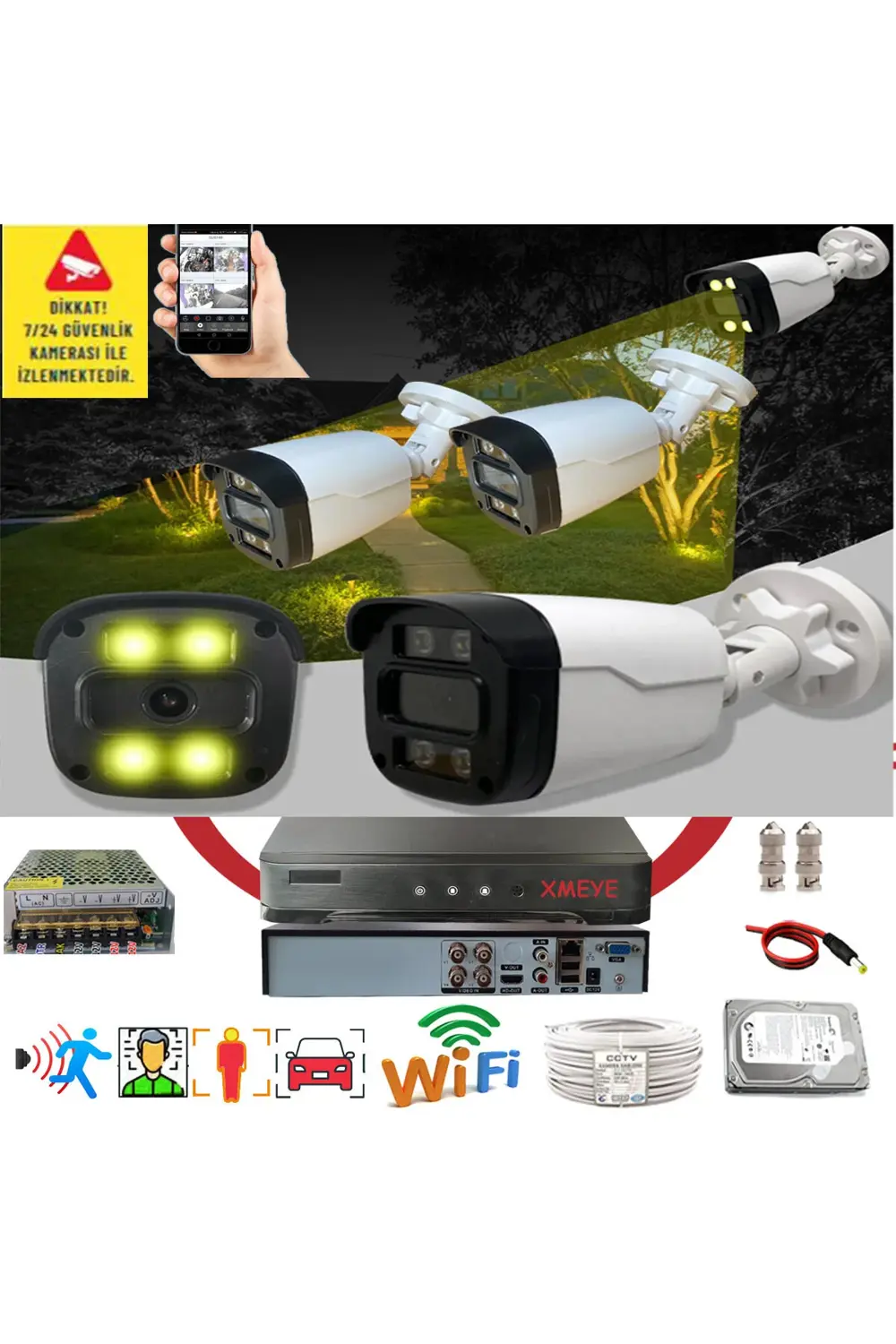 3 Lü Yapay Zeka Destekli Araç,yüz,insan Ve Hareket Algılayan 5 Mp