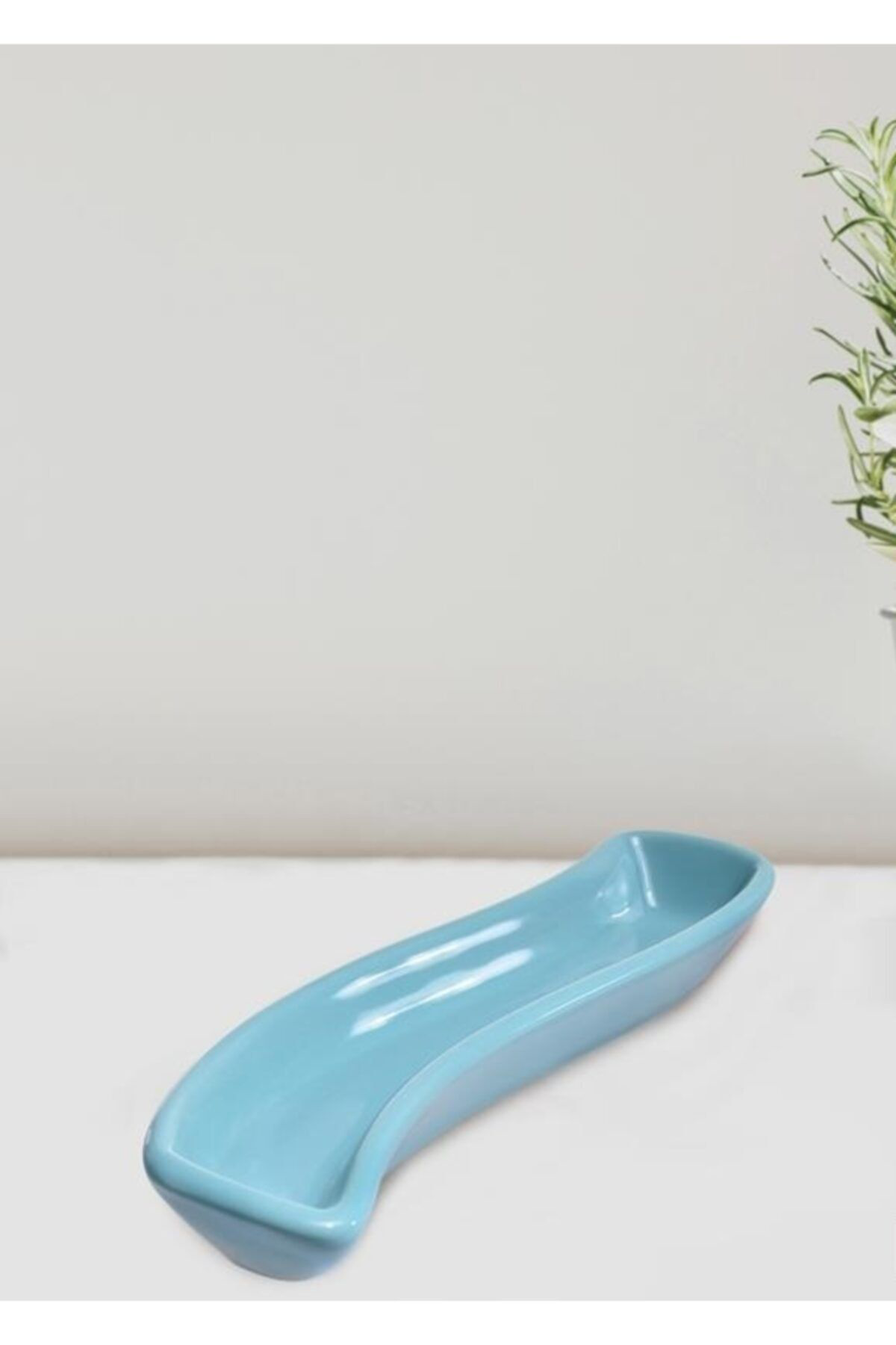 Keramika 3 Lü Zeytınlık İvory 18 Cm Turkuaz 420 A