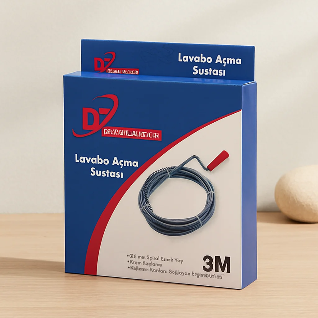 3 m Spiral Esnek Yay Lavabo ve Gider Boru Açıcı Fiyatı, Yorumları ve Özellikleri