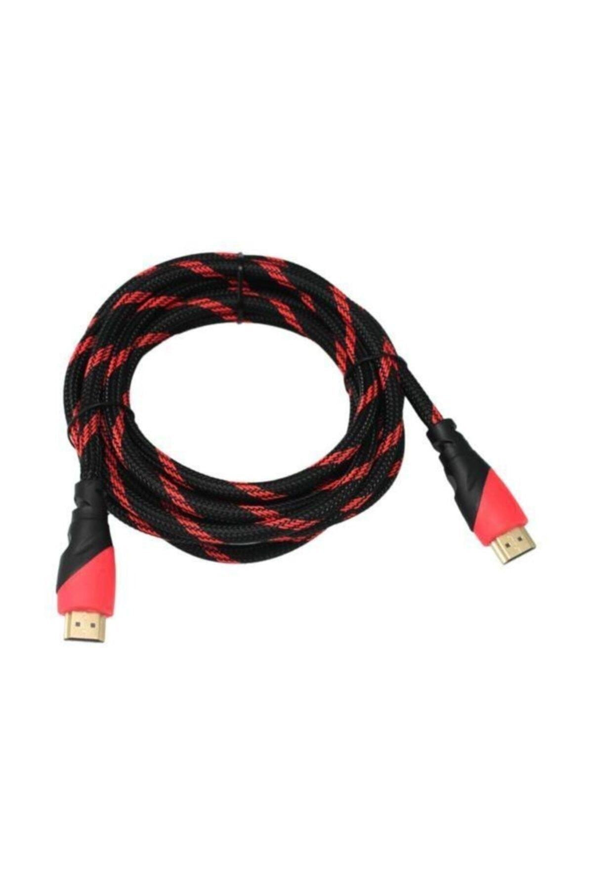 3 Metre Hdmi Kablo 1.4v 4k Full Hd Tv Görüntü Hdmi Kablosu Örgülü