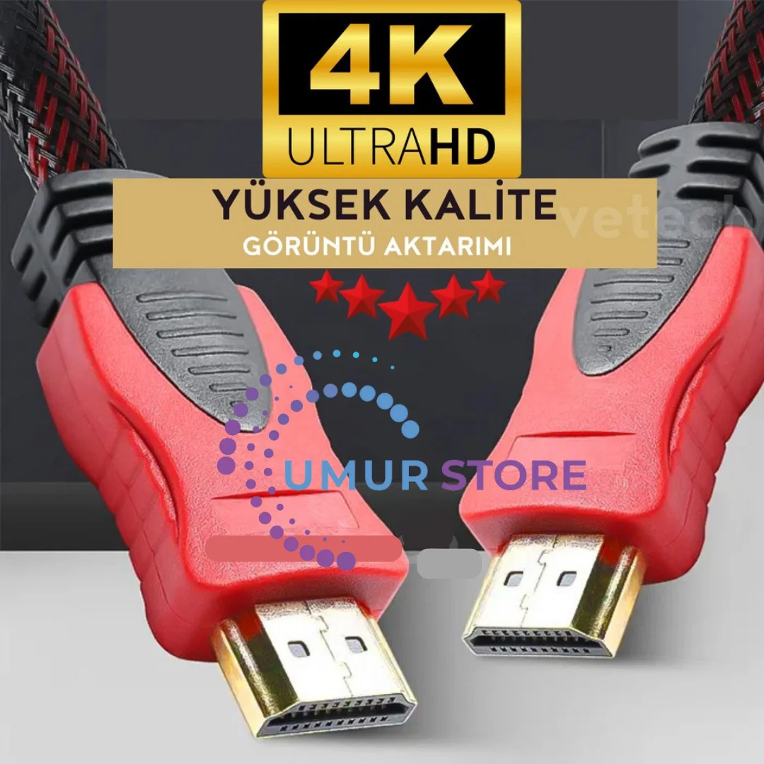 3 Metre HDMI Kablo Full Hd Tv Monitör Uydu Alıcısı Pc Uyumlu HDMI 3 Metre HDMI Kablo Full Hd Tv Monitör Uydu Alıcısı Pc Uyumlu HDMI