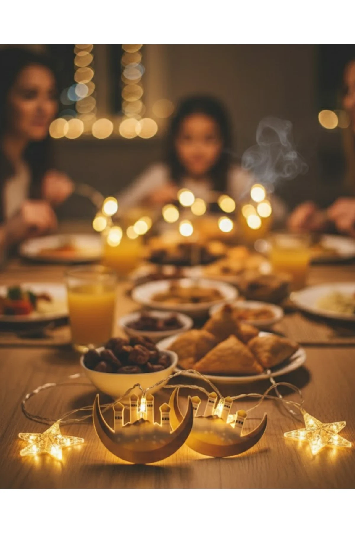 3 Metre Ramazan LED Saçak Işık Ev İçi Dekoratif Aydınlatma
