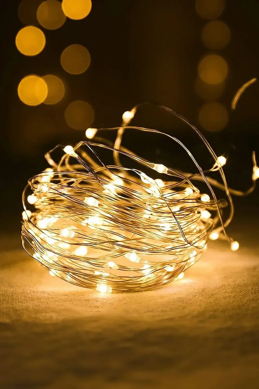 3 Metre Sarı Günışığı Peri Led Işık Dekoratif Yatak Başı Lambası