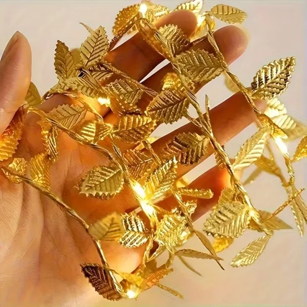 3 Metre Yaldızlı Gold LED Işık
