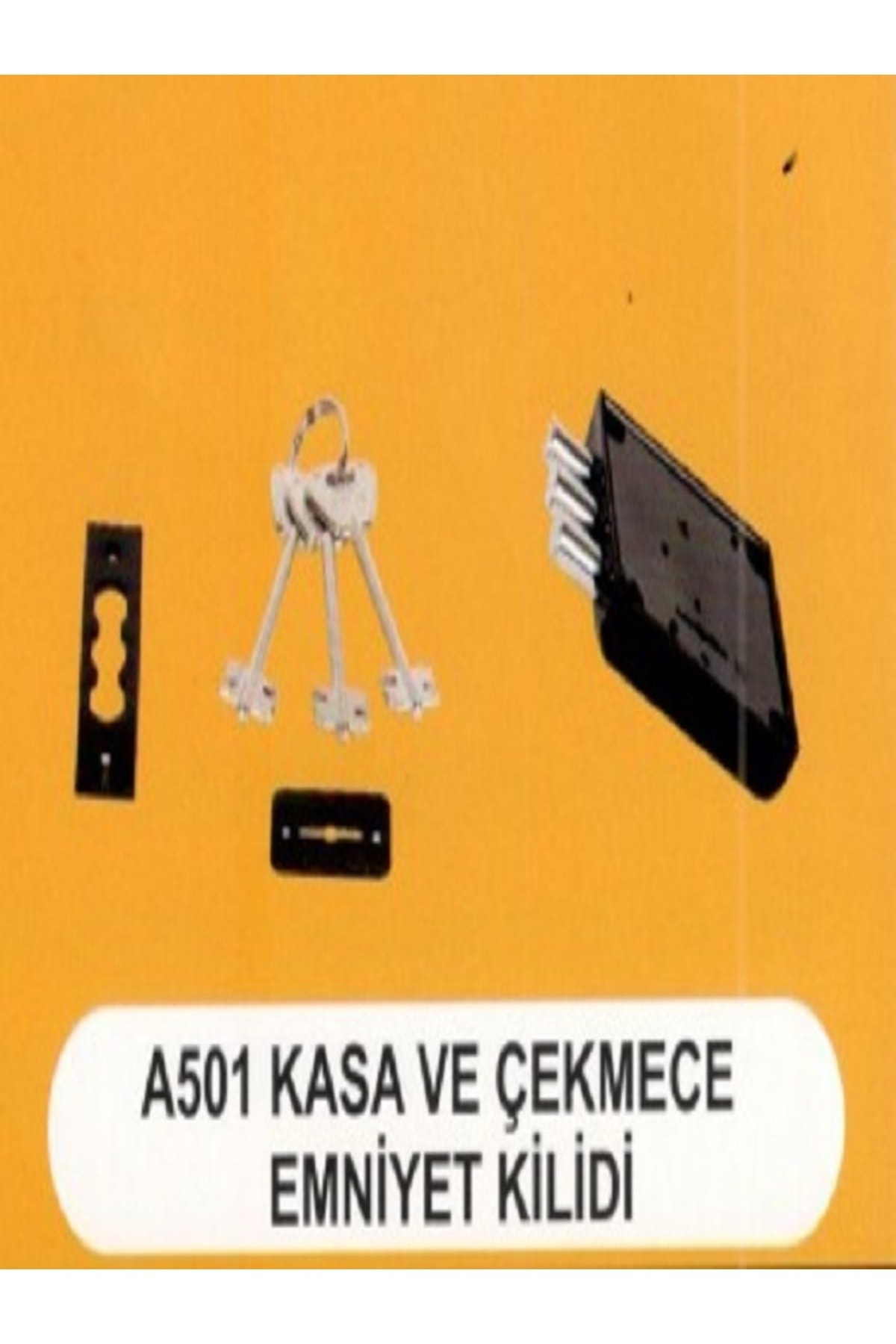 3 Milli İki Turlu Kasa Kilidi Küçük Boy