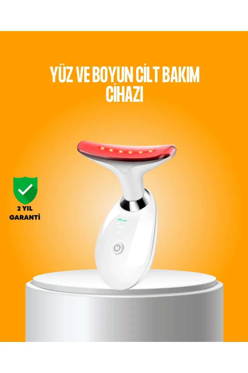 3 Modlu Boyun ve Yüz Bakım Cihazı – EMS, Temizleme, Sıcak Masaj v