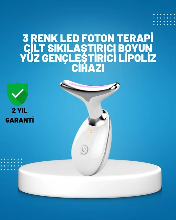 3 Modlu Boyun ve Yüz Bakım Cihazı – EMS, Temizleme, Sıcak Masaj ve Renkli Işık Terapi Özellikli - Lisinya Fiyatı, Yorumları ve Özellikleri