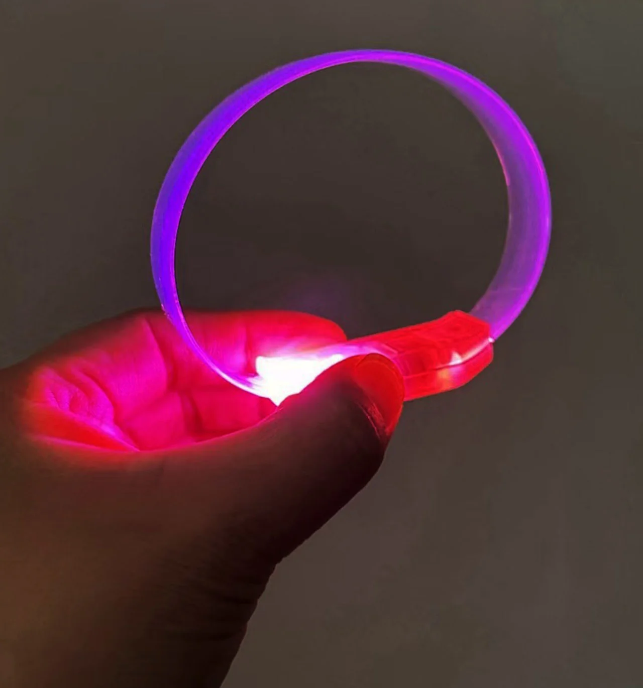 3 Modlu Pilli LED Işıklı Esnek Parti Bilekliği Pembe Fiyatı, Yorumları ve Özellikleri