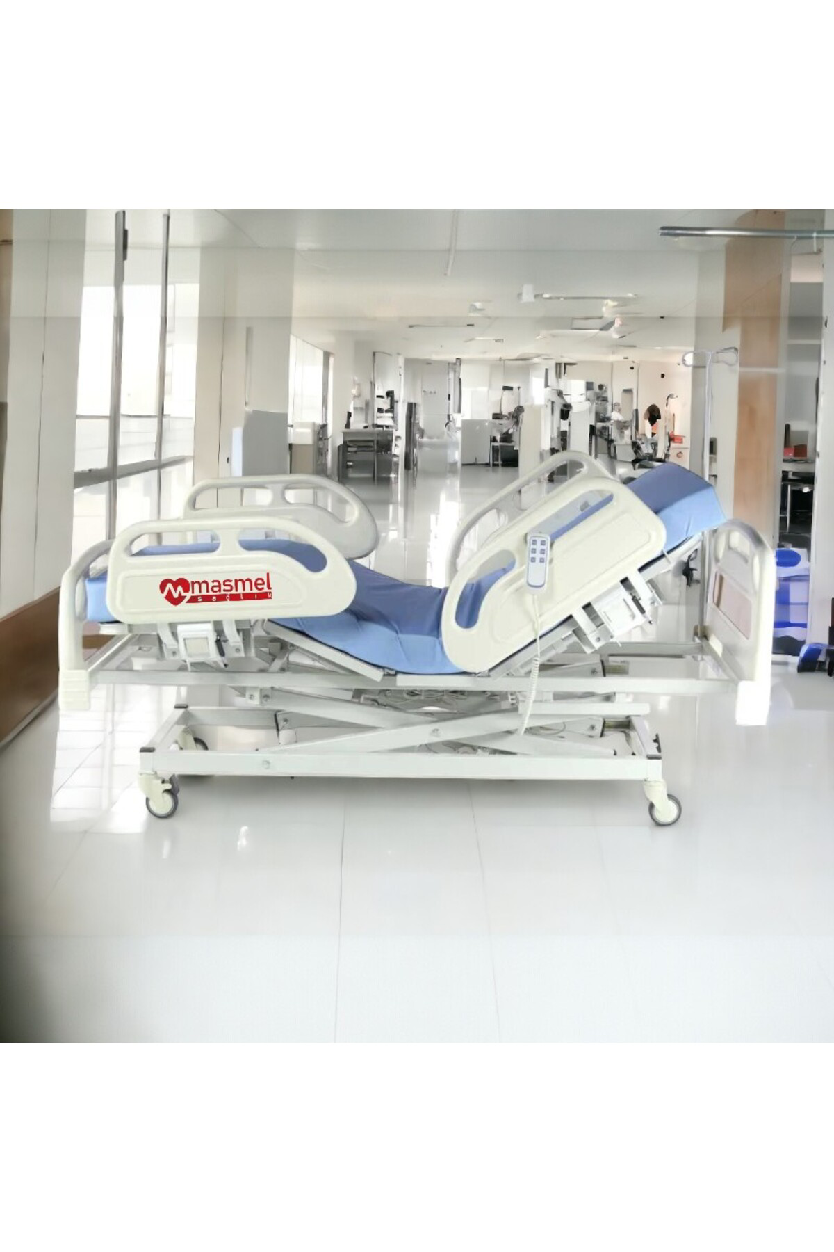 Masmel 3 Motorlu Asansörlü Full Abs Hasta Yatağı