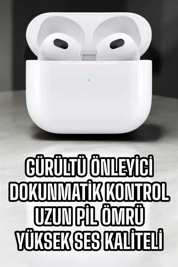 3. Nesil Kablosuz Bluetooth Kulaklık - Uzun Pil Ömrü, ANC & Dokunmatik Kontrol