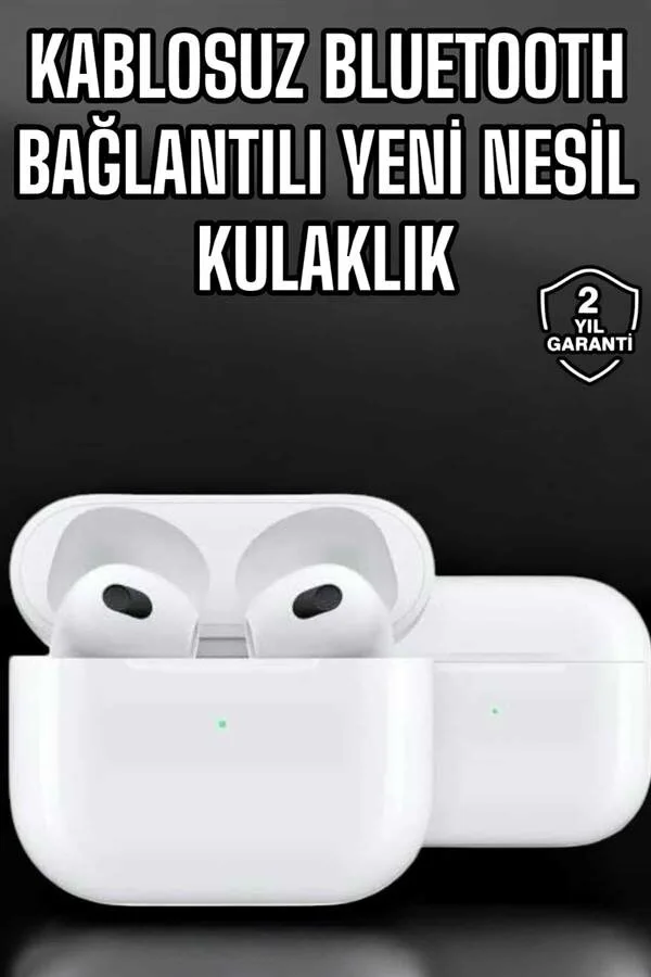 3. Nesil Kablosuz Bluetooth Kulaklık - Uzun Pil Ömrü, ANC & Dokunmatik Kontrol