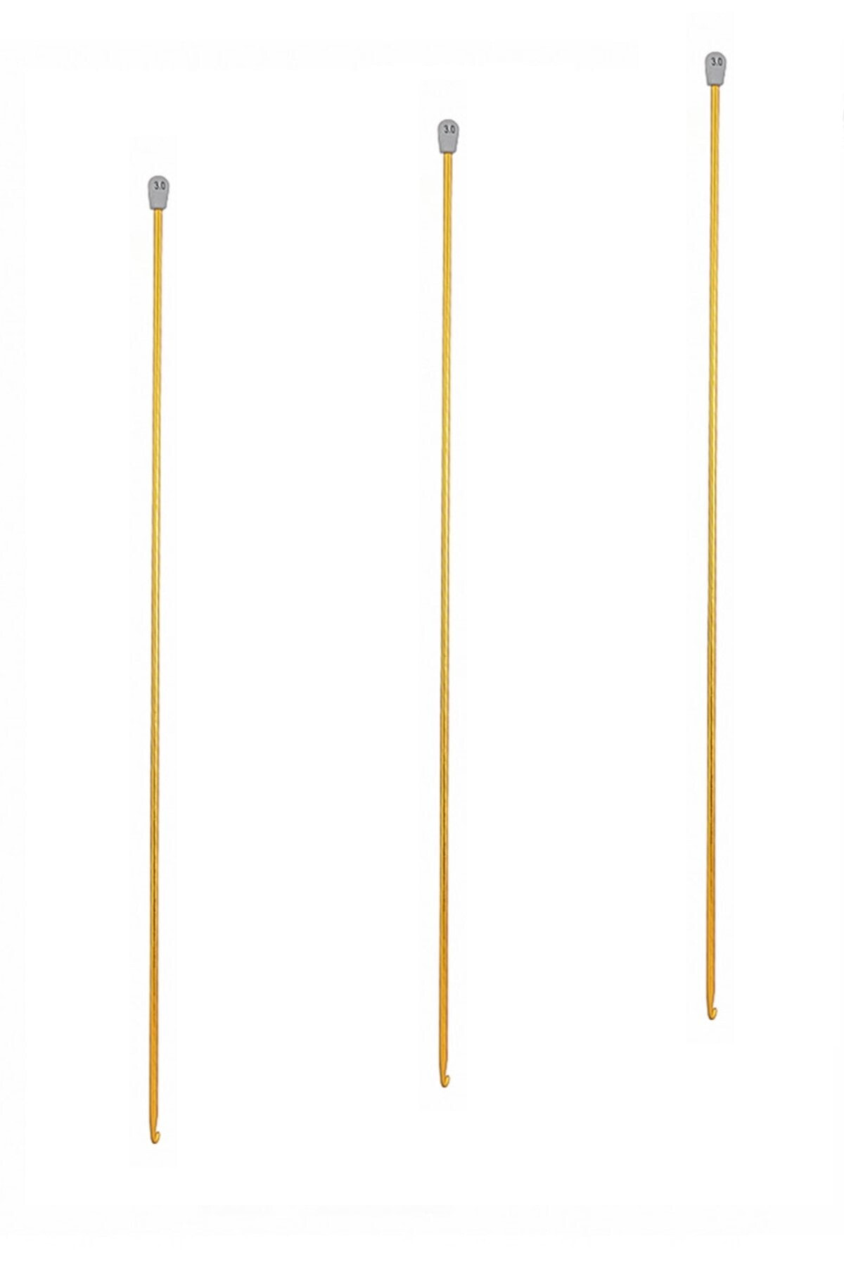 Tuhafiyecimiz #3 Numara (3Mm) Gagalı Renkli Örgü Şişi - Tunus İşi, Afgan İşi Ga