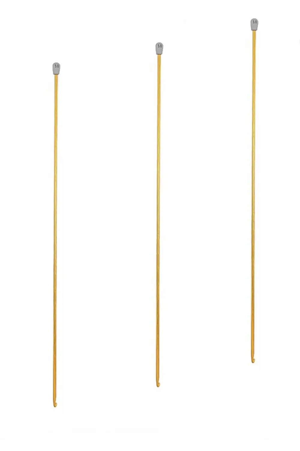 Tuhafiyecimiz #3 Numara (3Mm) Gagalı Renkli Örgü Şişi - Tunus İşi, Afgan İşi Ga