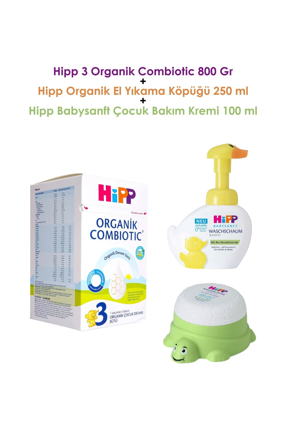 Hipp 3 Organik Combiotic 800 Gr ( El Yikama Köpüğü 250 Ml + Çocuk 