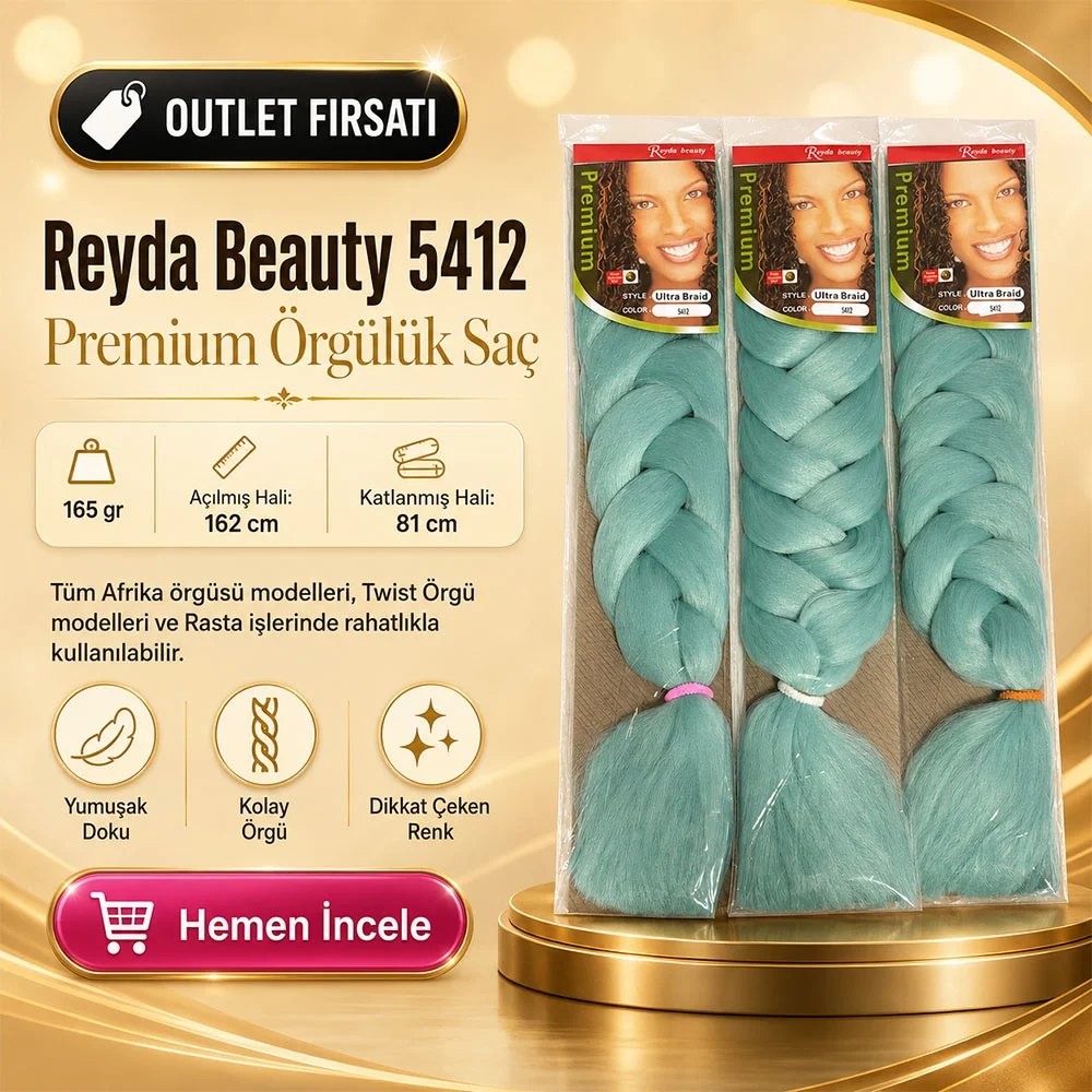 3 Paket / Afrika Örgüsü Ve Rasta İçin Sen  5412