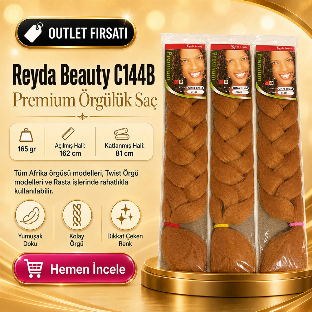 3 Paket / Afrika Örgüsü Ve Rasta İçin Sen  C144B