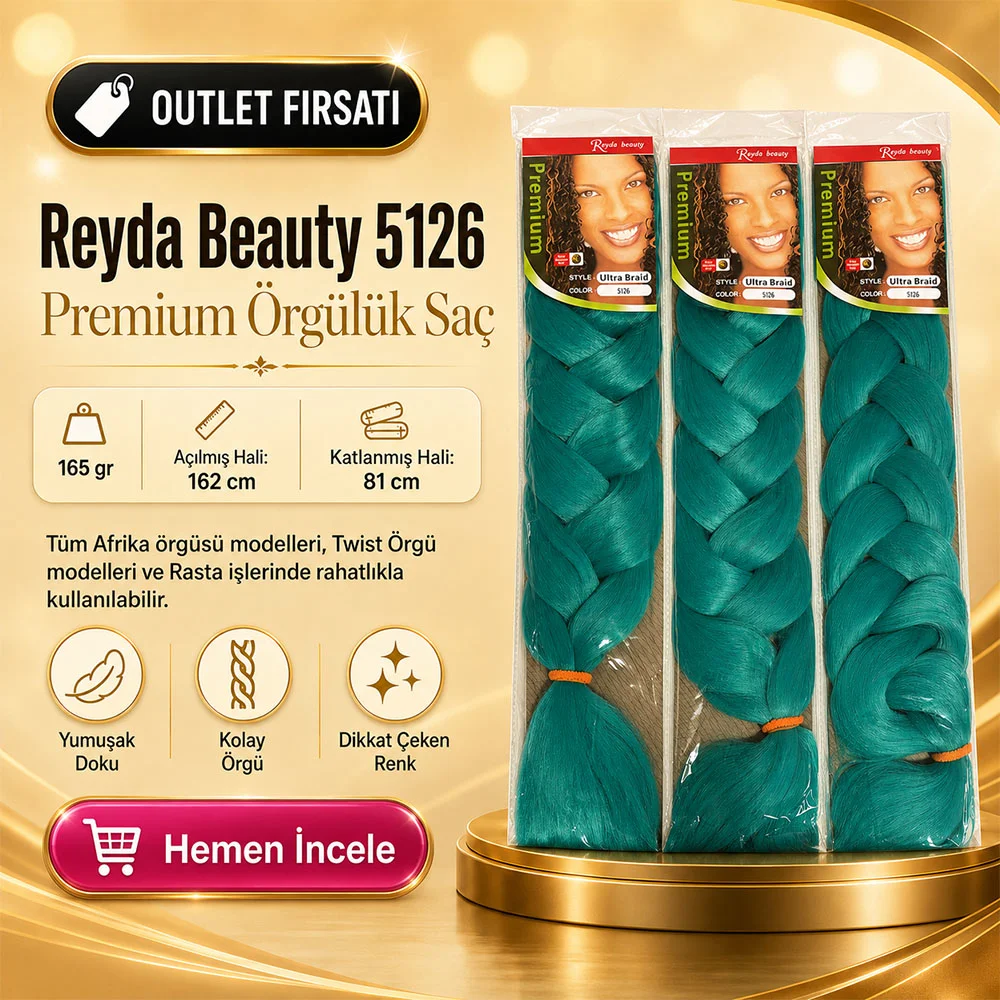 3 Paket / Afrika Örgüsü Ve Rasta İçin Sen  5126
