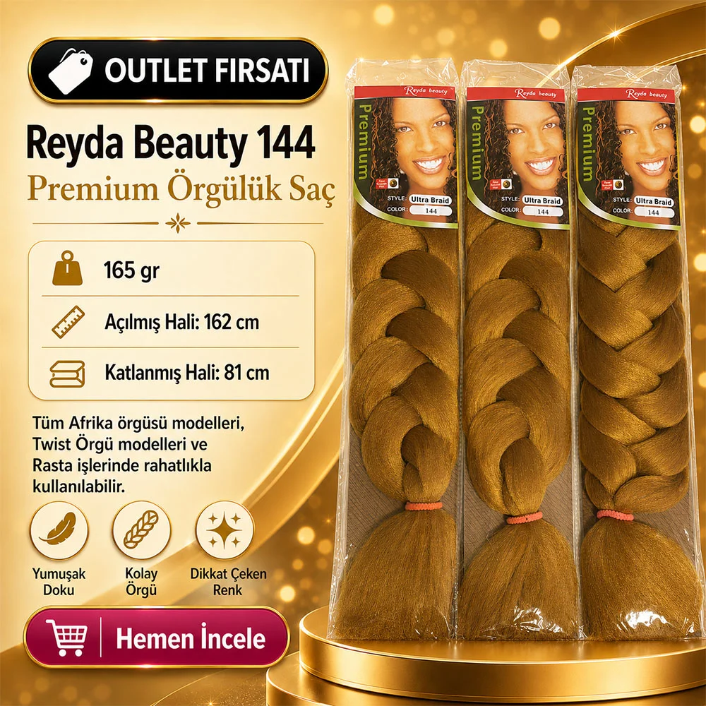 3 Paket / Afrika Örgüsü Ve Rasta İçin Sen  144