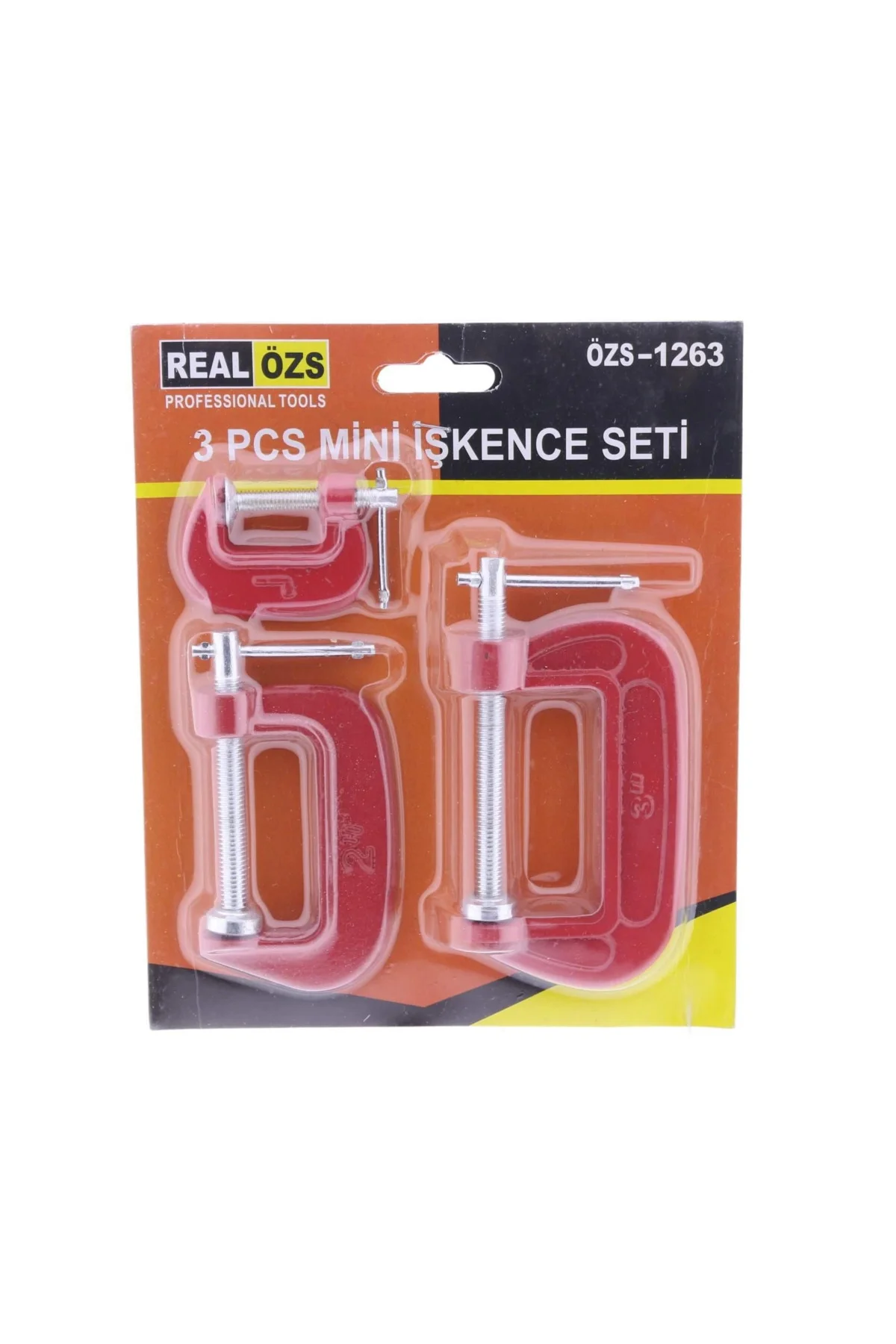 3 Parça C Tipi Mengene Seti İşkence Aleti Hobi İşkence
