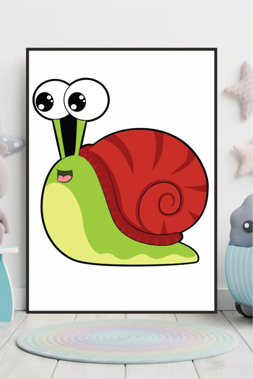3 Parça Çerceve Görünümlü Çocuk Odası Mdf Tablo